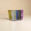 Disposable straw paper straws, shiny party decoration straws details Picture